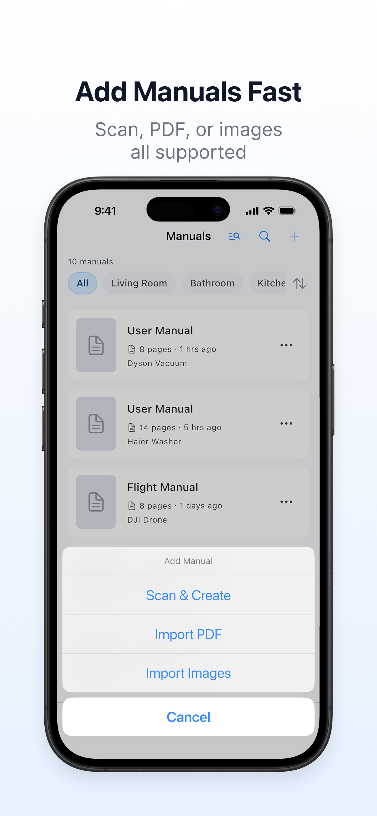 Manuals Keeper: PDF Scanner screenshot 8