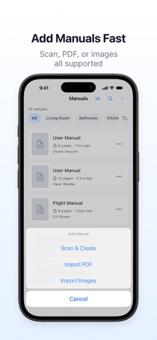 Manuals Keeper: PDF Scanner Screenshot 8 of 10