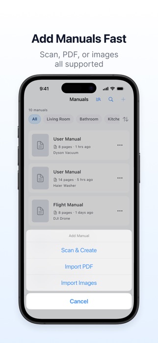 Manuals Keeper: PDF Scanner Screenshot 8 of 10