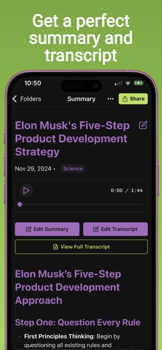 Study Notes - AI Note Taker Screenshot 4 of 8