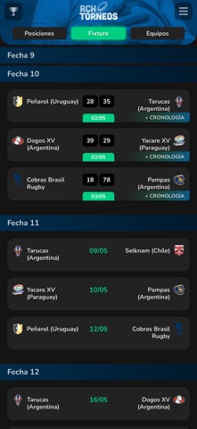 RCH Torneos iPhone screenshot 9