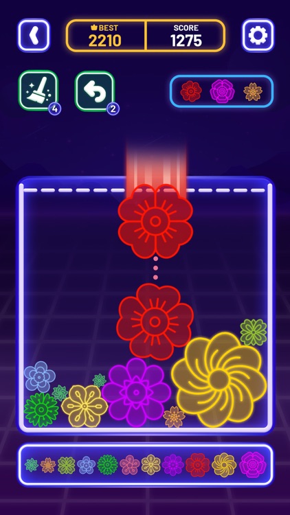 Flower Merge: Glow Blossom