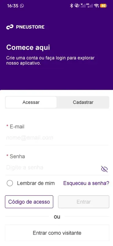 PNEUSTORE: Compre Pneus Online screenshot 1 of 10
