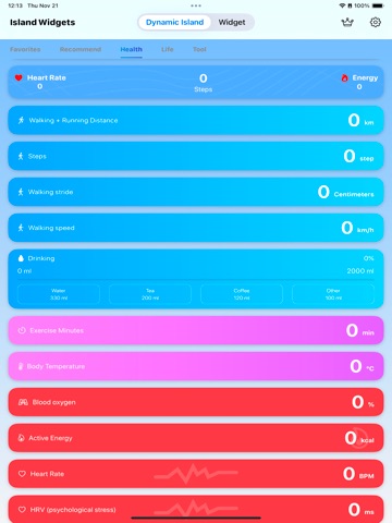 Island Widgets ipad screenshot 3