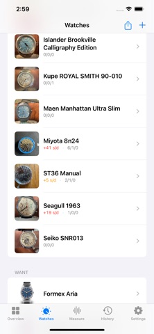 Calibre: Watch Collector Screenshot 5 of 6