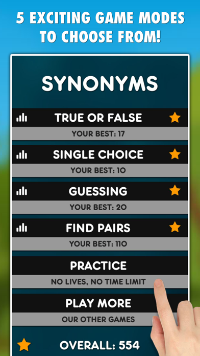 Screenshot #3 pour Synonyms Game