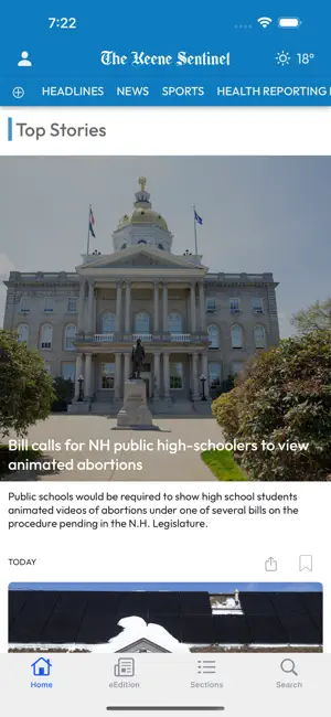 The Keene Sentinel screenshot 2