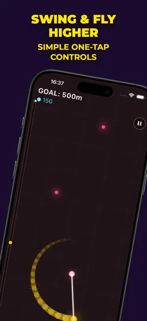 Neon Hook - Swing & Climb Game screenshot 1