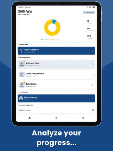 CMA AAMA Exam Prep & Test iPad screenshot