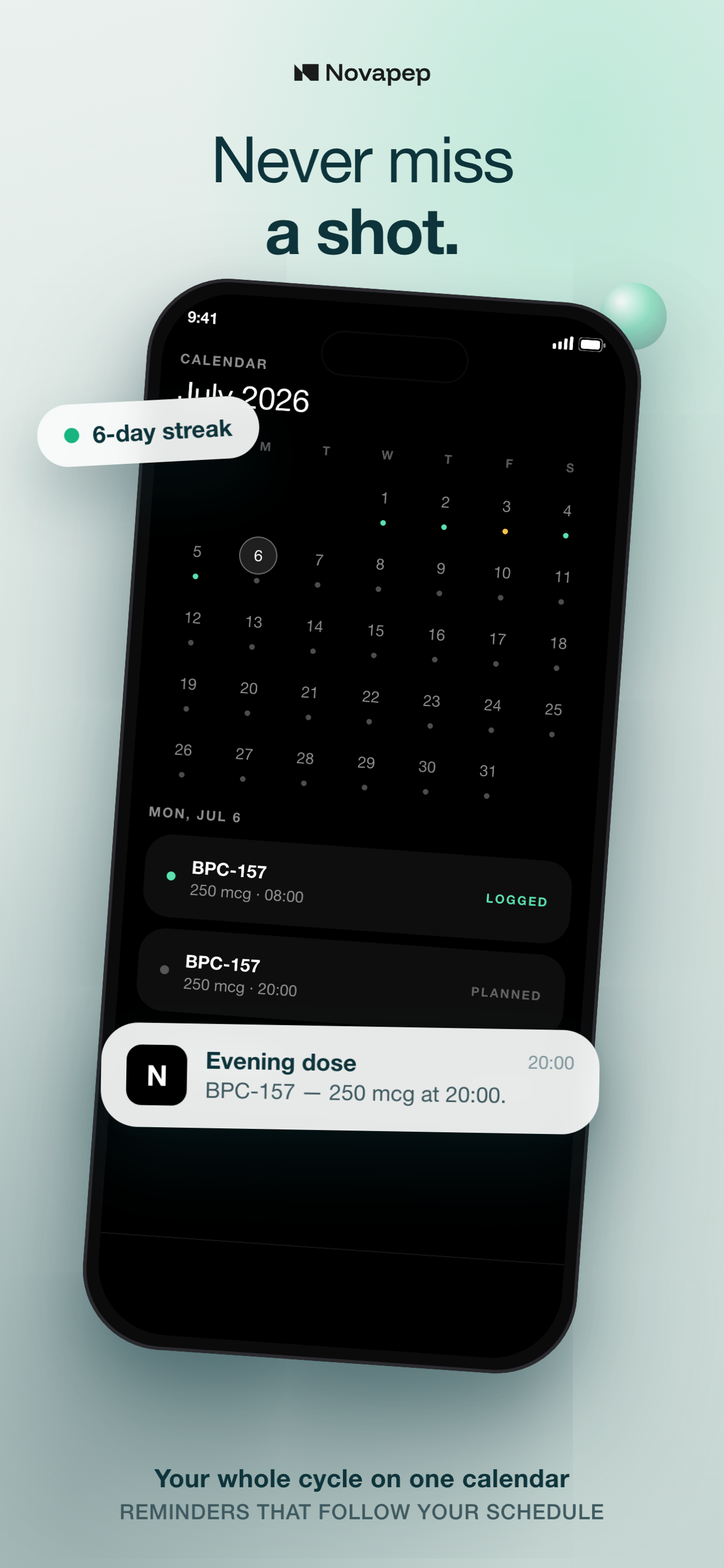 Novapep - Peptide Tracker screenshot 5