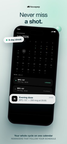 Novapep - Peptide Tracker Screenshot 5 of 5
