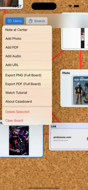 Caseboard screenshot 3