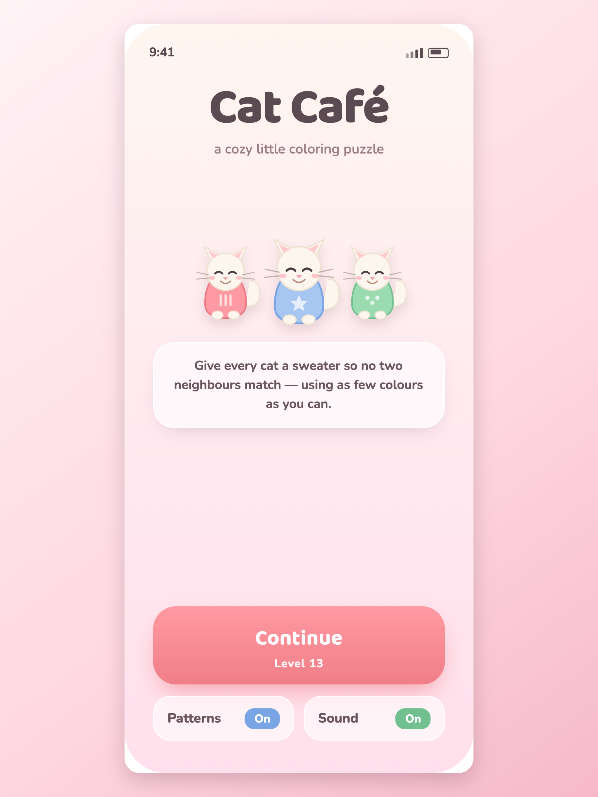Cat Café: Color Puzzle screenshot 8