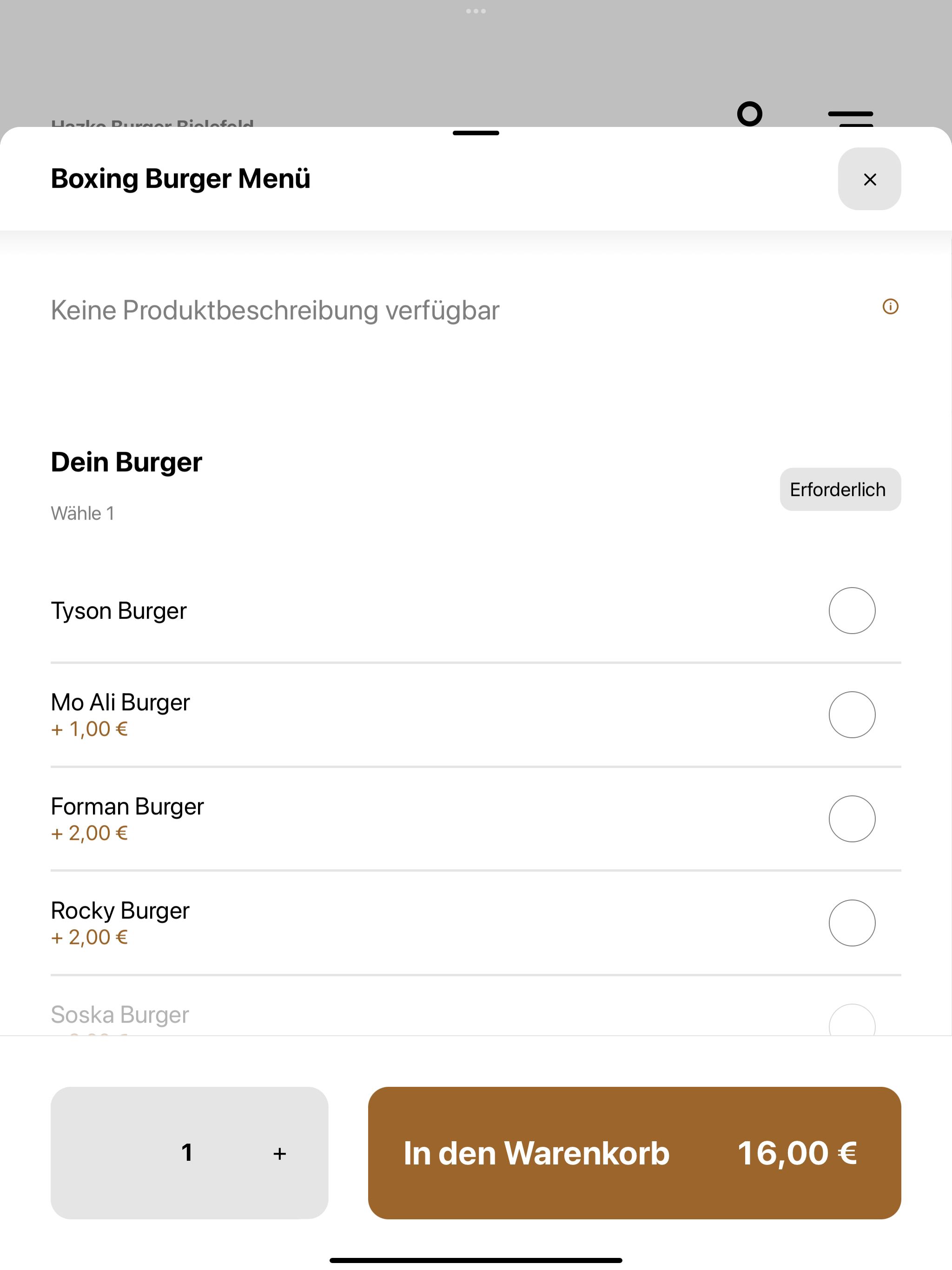 Hazko Burger Bielefeld