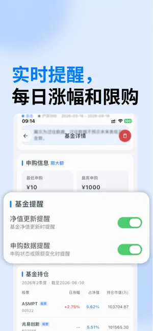 养只基-股票反搜 持仓分析 基金涨幅总结 多基金对比 screenshot 2