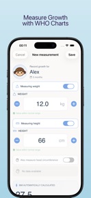 Pediary: Baby Tracker Diary screenshot