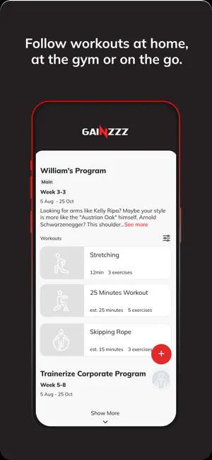 GAINZZZ Online screenshot 4