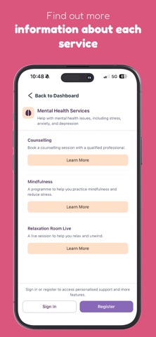 School Wellbeing iPhone screenshot