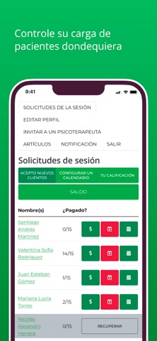 terappio iPhone screenshot