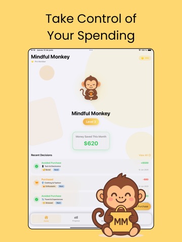 Money Saving Tracker - Mindful iPad screenshot