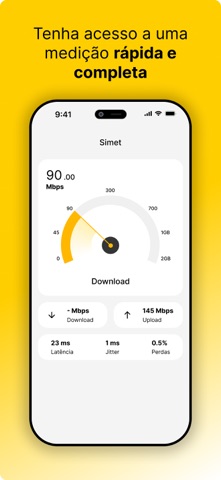 SIMET - Teste de Velocidade screenshot