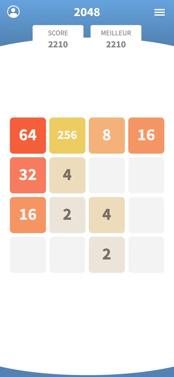 Screenshot #2 pour 2048 Classique