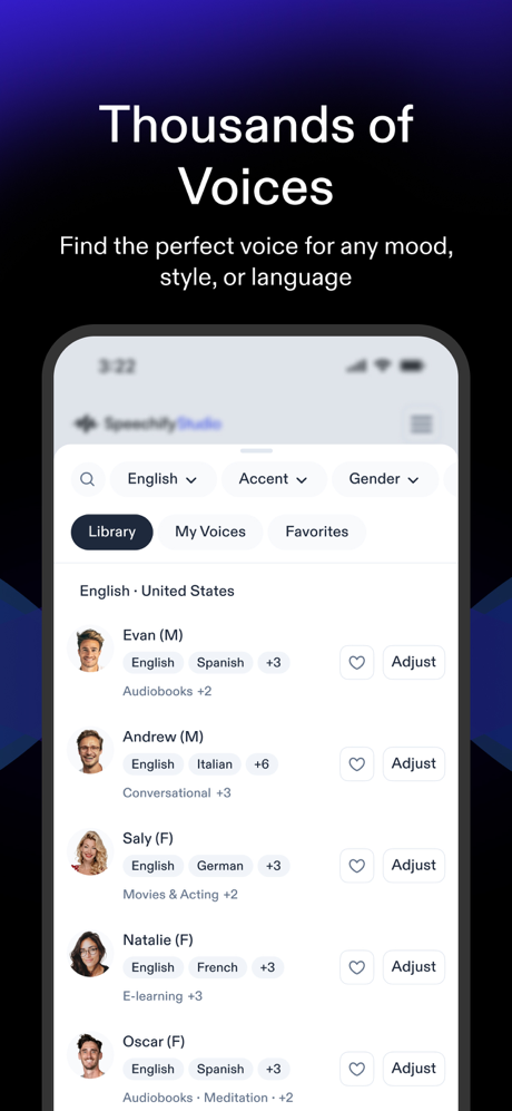 AI Voice Generator - Speechify screenshot 2