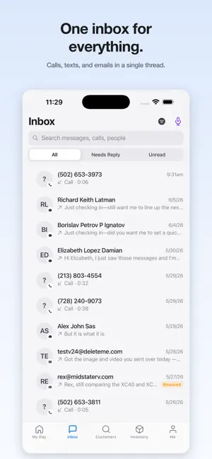 voAIce DealerCRM screenshot 1