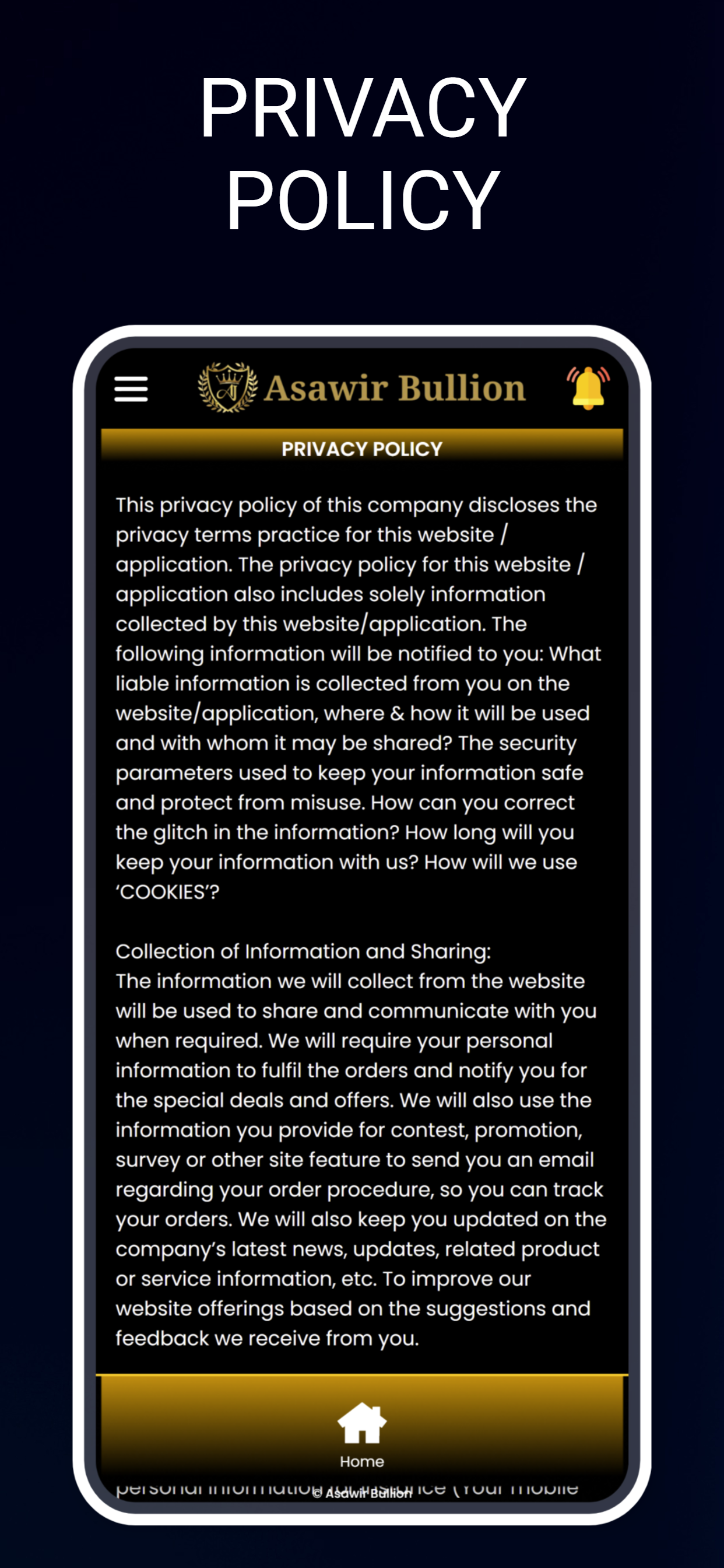 Asawir Bullion screenshot 6