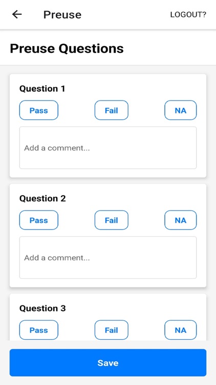 DSS Preuse Inspection