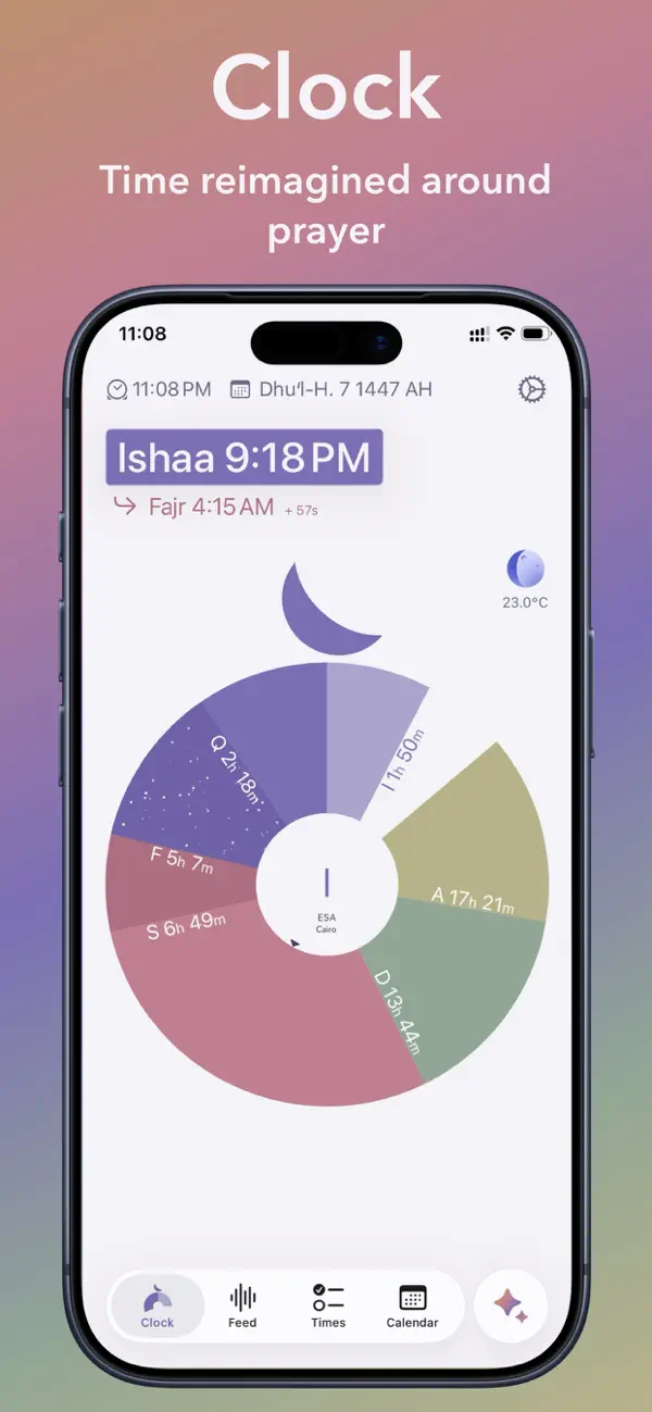Screenshot #1 pour Salaty: Prayer Times App
