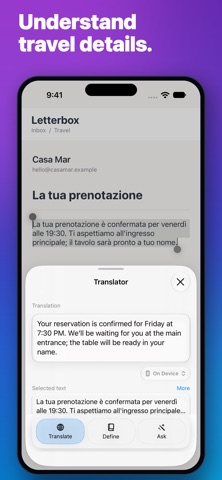 Inline Translator: On-Device Screenshot 4 of 5