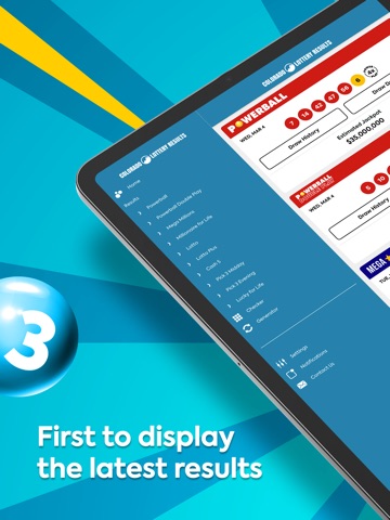 Colorado Lottery Numbers iPad screenshot