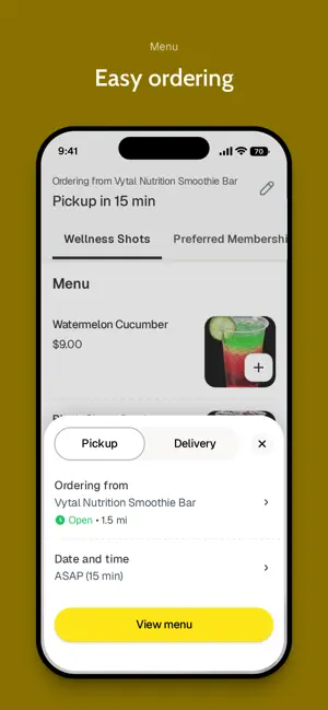 Vytal Nutrition Smoothie Bar screenshot 3