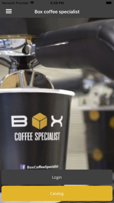 Box coffee specialist Screenshot