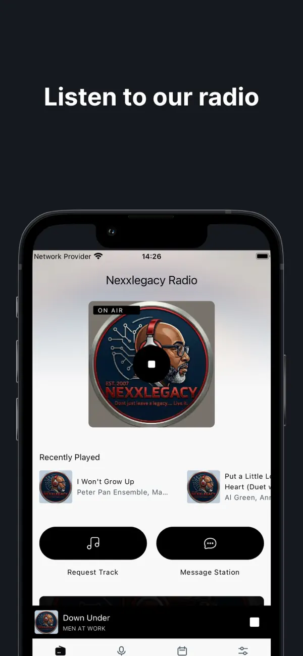 Screenshot #1 pour Nexxlegacy Radio