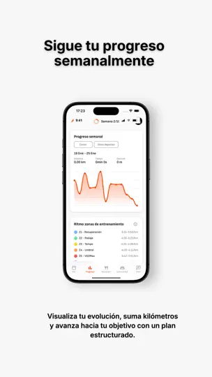 Captura de pantalla de RunnerPro: Entrenador Running en iPhone 6