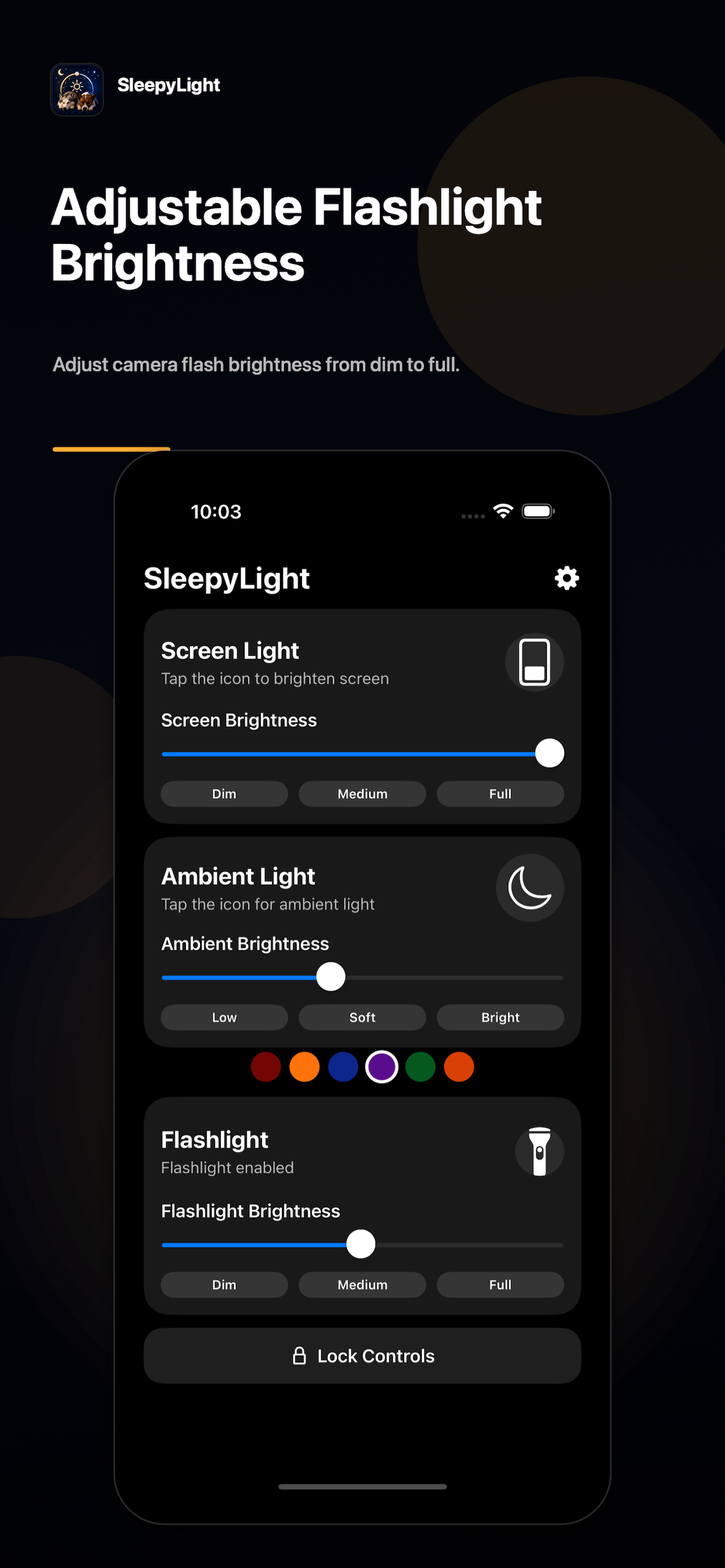 SleepyLight: Night Light