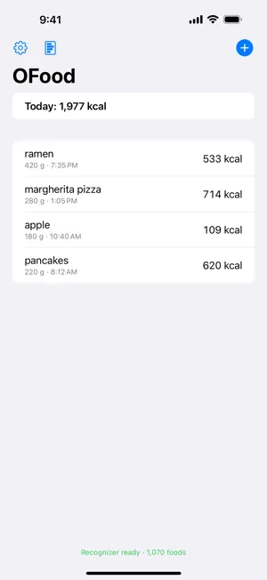 OFood: AI Calorie Counter screenshot 1