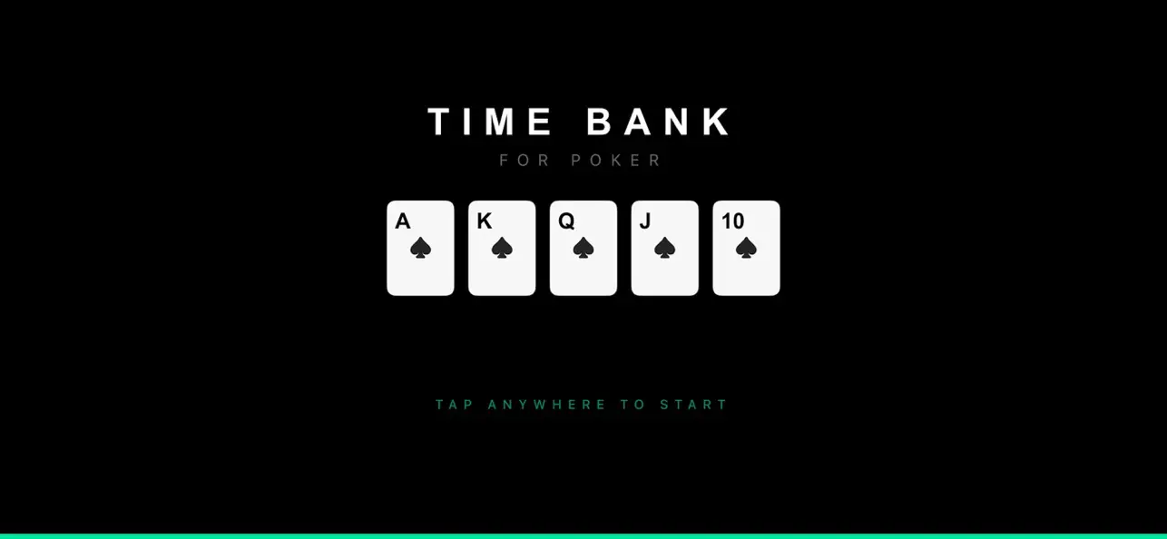 Screenshot #1 pour Time Bank for Poker
