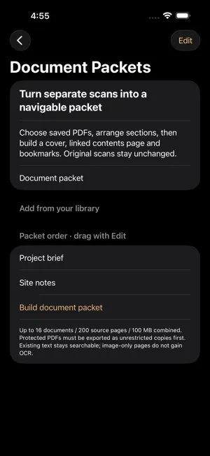 Pagecrisp: PDF Scanner screenshot 1