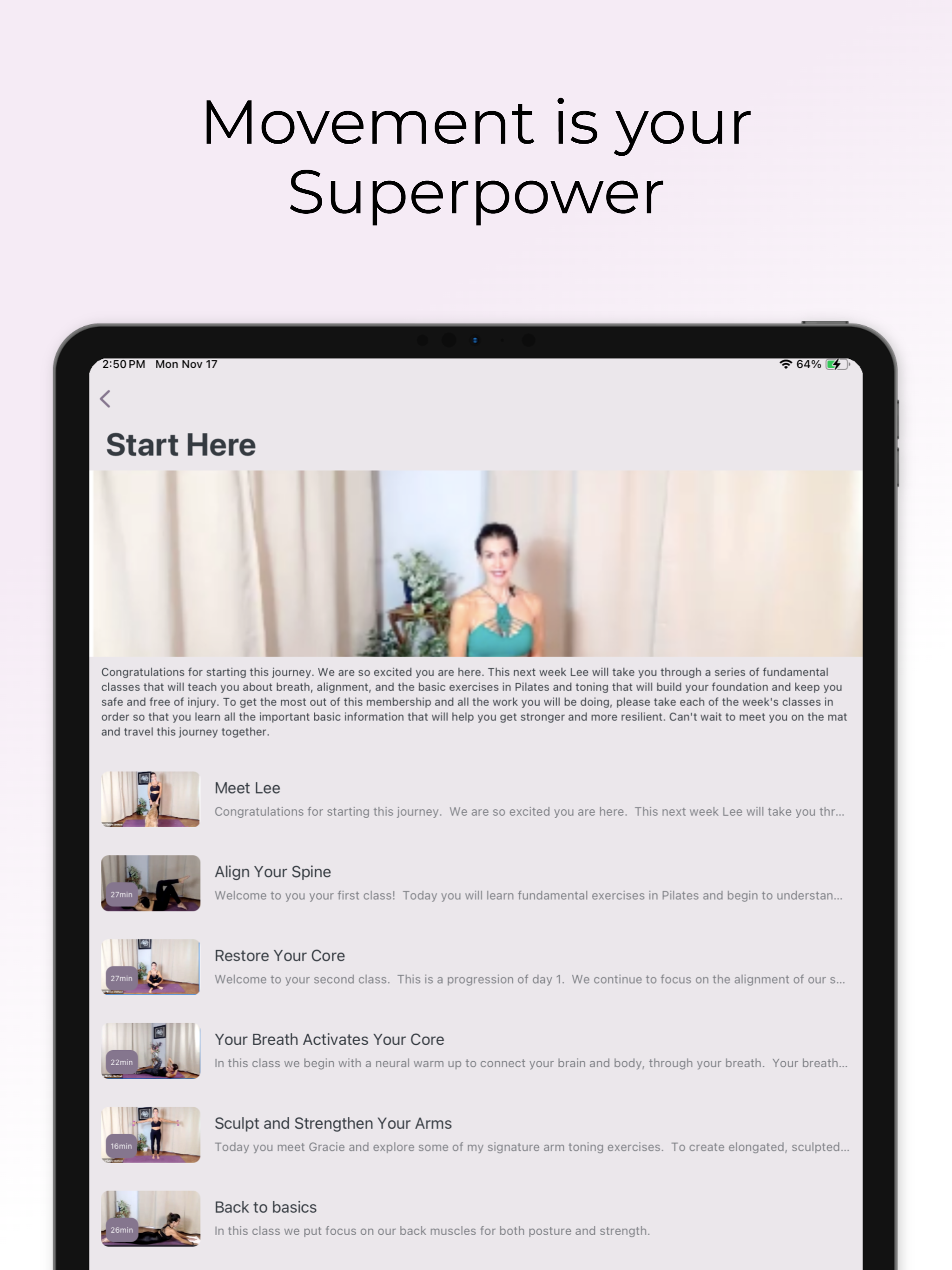 Lee Pilates Method screenshot 8