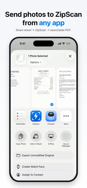 ZipScan - PDF Scanner + OCR screenshot 4