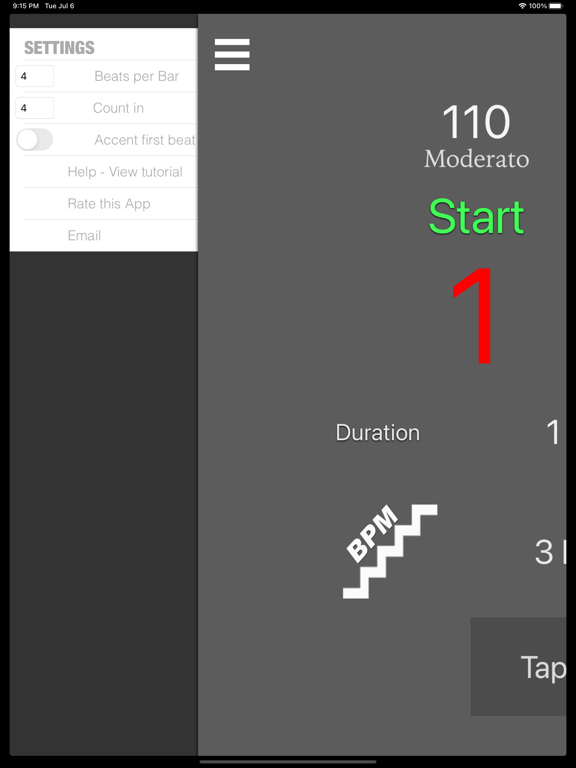 Screenshot #4 pour Metronome Step