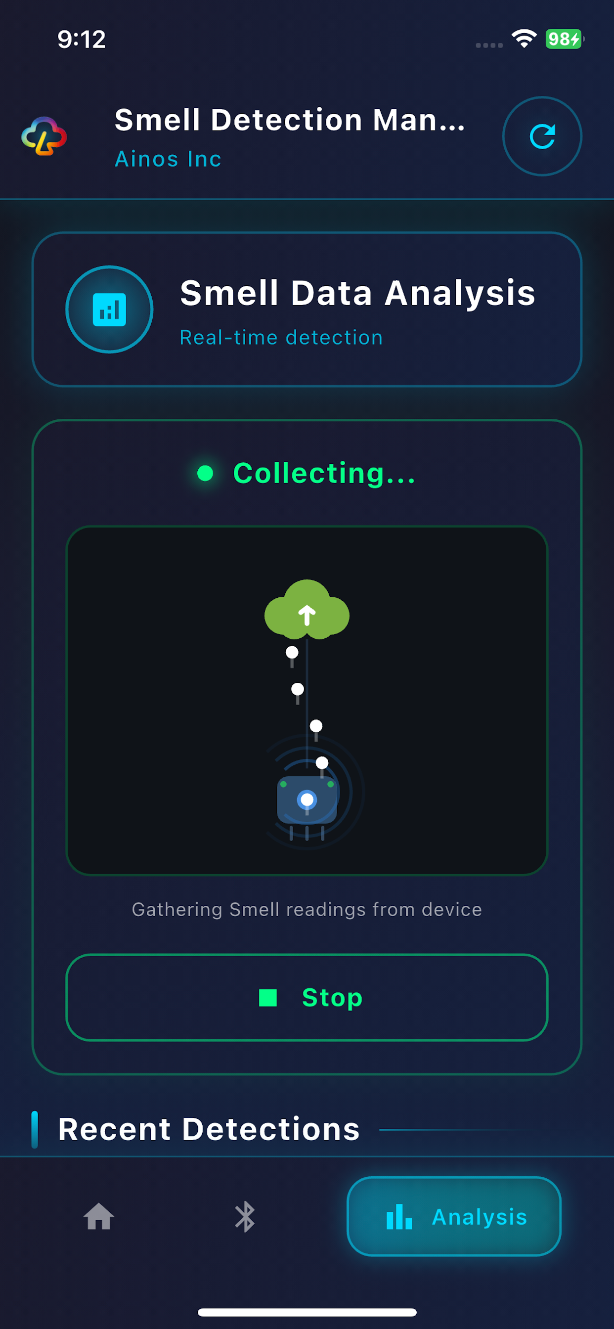 Ainos Smell Detection Manager