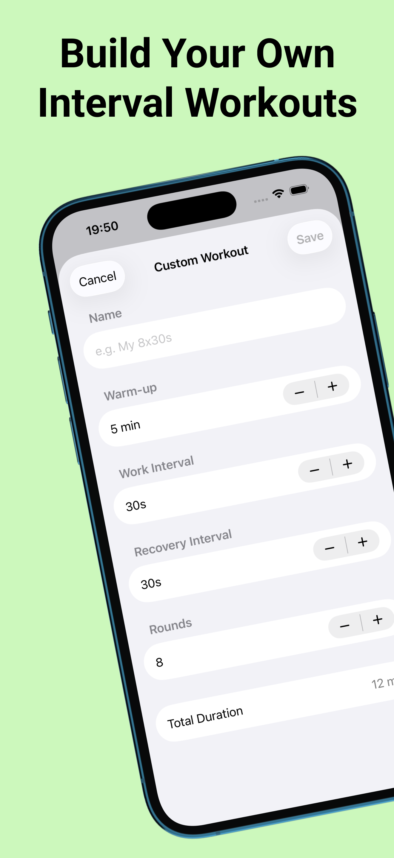 Tabata & HIIT Timer - PEAKVO2 screenshot 4