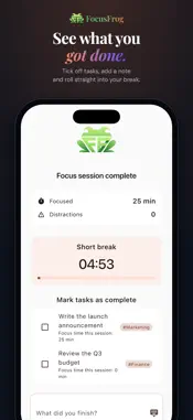 FocusFrog screenshot 3