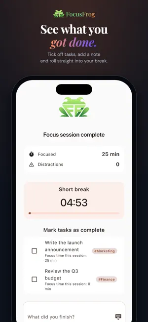 FocusFrog screenshot 3