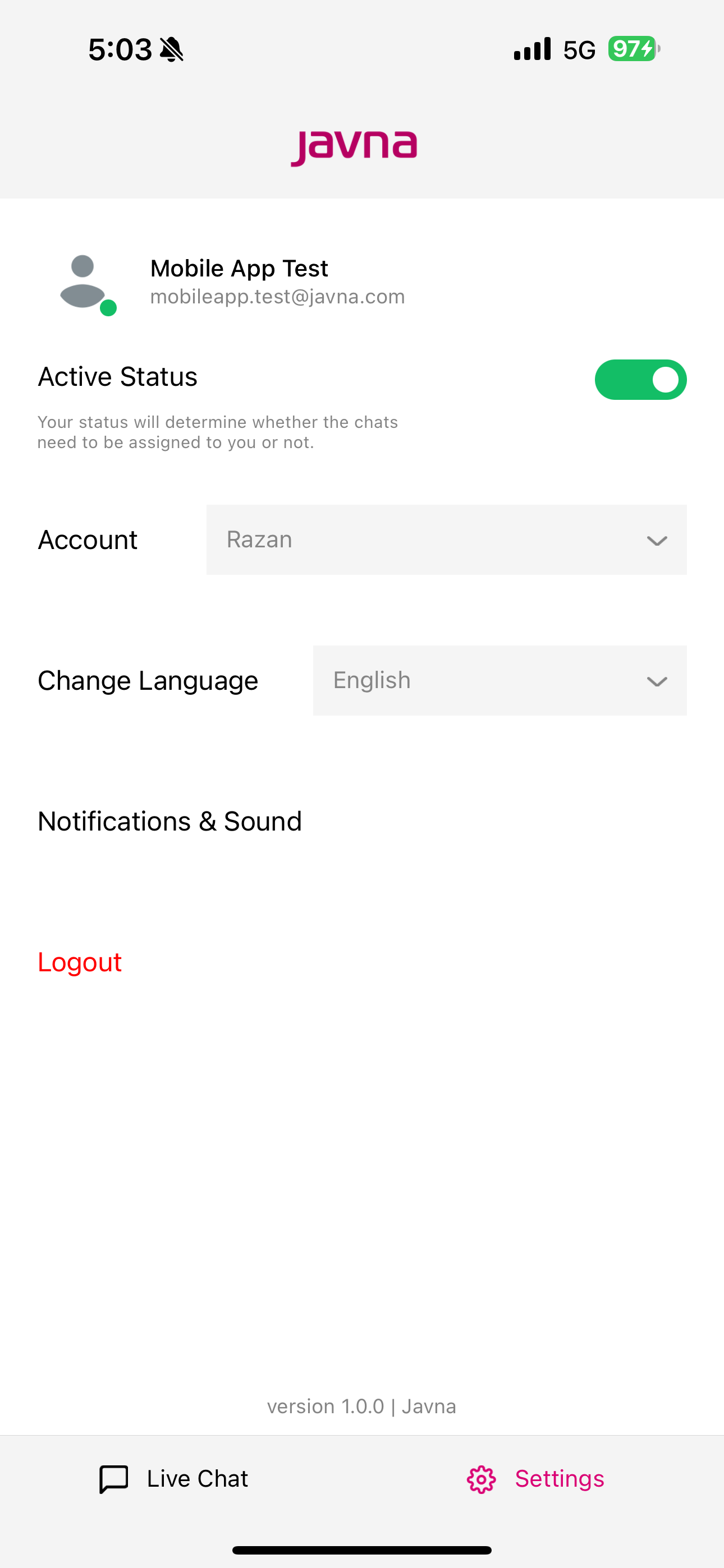 Javna Live Agent screenshot 4