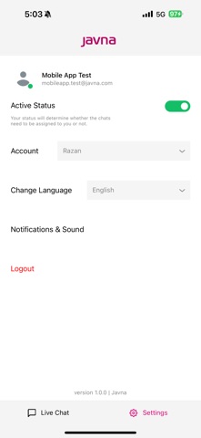 Javna Live Agent iPhone screenshot